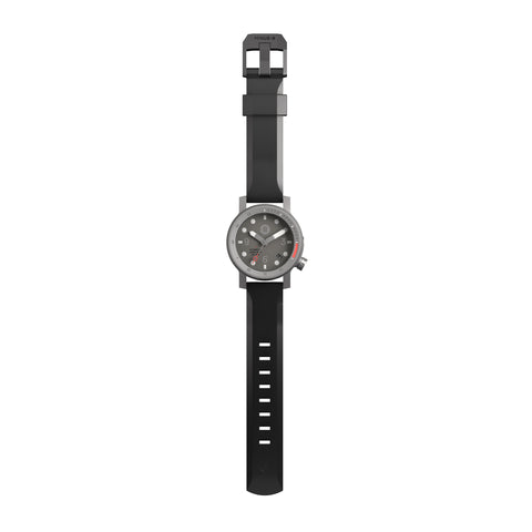22mm Rubber 2-Piece Strap
