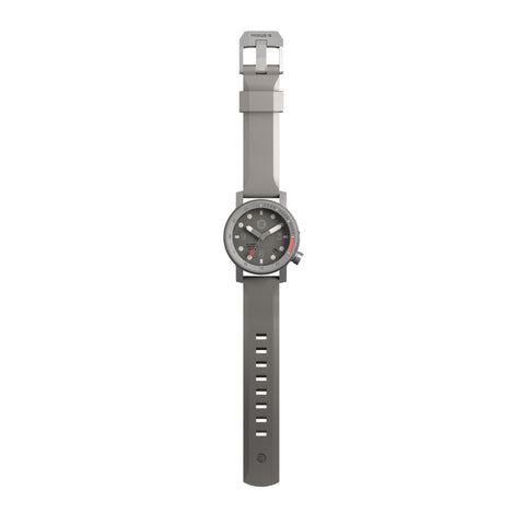 22mm Rubber 2-Piece Strap